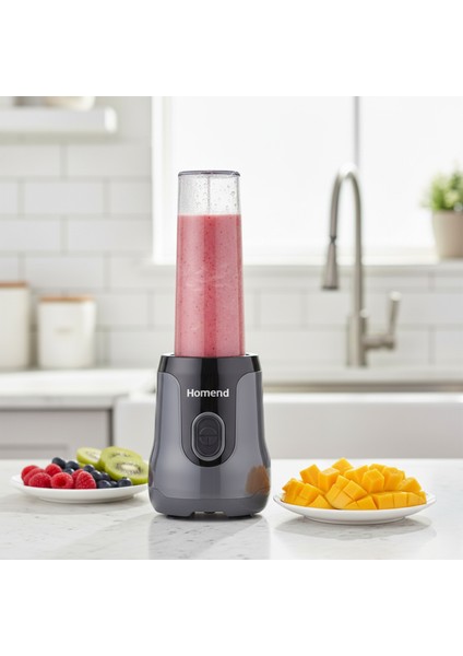 Mixfresh 7026H Kişisel Smoothie Blender Antrasit Siyah