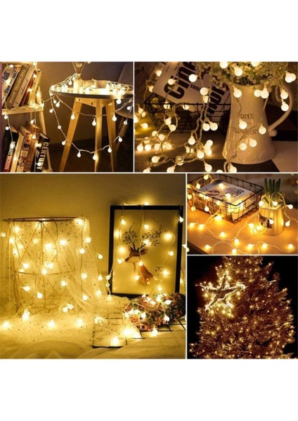 Mini Top LED Yılbaşı Süsleme 20 Toplu (3,5 Metre) modelleri