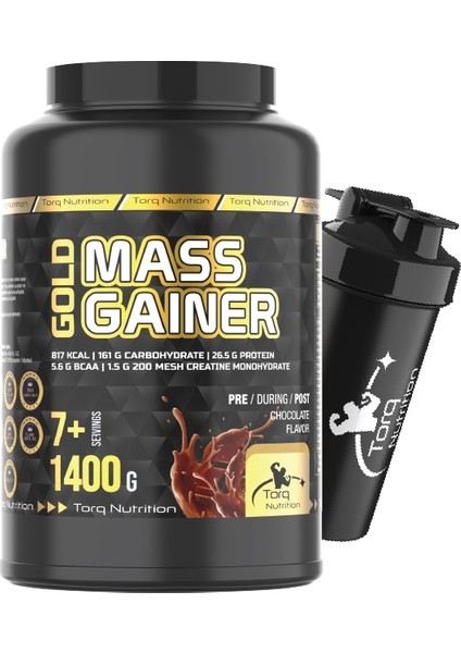 Gold Mass Gainer Karbonhidrat Tozu 1400 gr - Çikolata