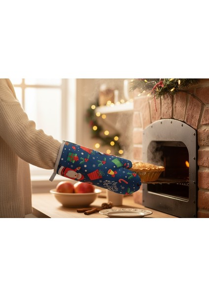 Fırın Eldiveni Yeni Yıl Temalı , Yılbaşı Temalı