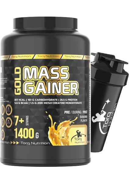 Gold Mass Gainer Karbonhidrat Tozu 1400 gr - Muz