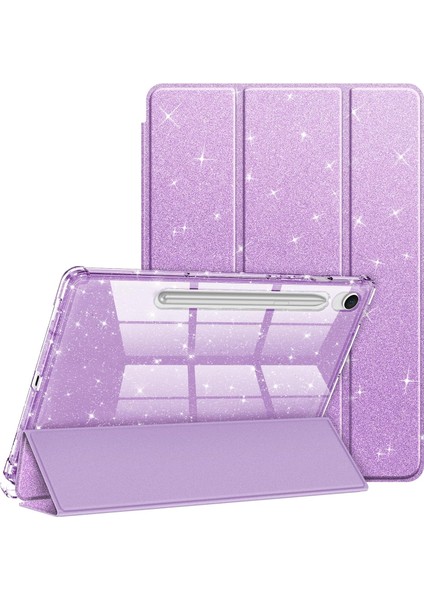 Samsung Galaxy Tab S11 11 Inç 2025 SM-X730/X736B Için Tablet Kılıfı, Kız Çocukları Için Parıltılı Şeffaf Otomatik Uyandırma/uyku Özellikli Tablet Kılıfı (Yurt Dışından)
