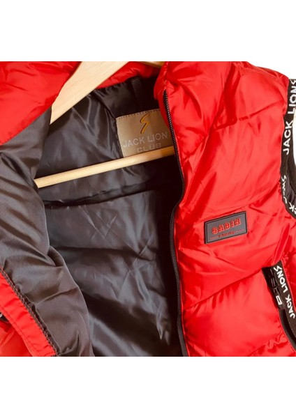 Erkek Çocuk Şişme Yelek – Elyaf Dolgulu, Fermuarlı Cepli, Özel Spor Model