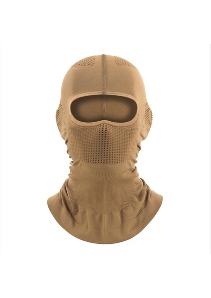 Buz Ipek Güneş Koruyucu Maske Tam Yüz Spor Headgear Bisiklet Motosiklet Binicilik Maskesi Sarı (Yurt Dışından)