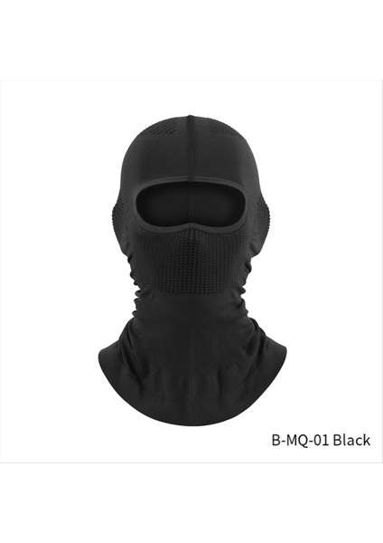Buz Ipek Güneş Koruyucu Maske Tam Yüz Spor Headgear Bisiklet Motosiklet Binicilik Maskesi Siyah (Yurt Dışından) fiyatları
