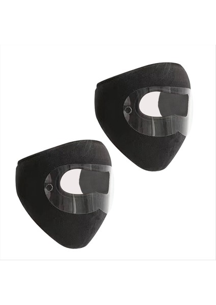 Soğuk Hava Için 2 Adet Yüz Maskesi Motosiklet Erkekler ve Kadınlar Için Yüz Maskesi Snowboard Motosiklet Uv Koruması Şapka B (Yurt Dışından)