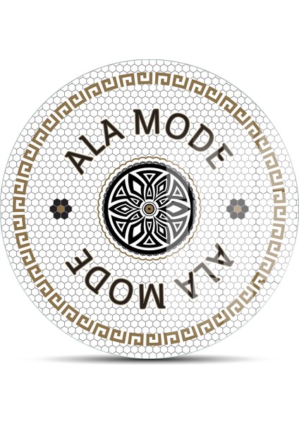 Cam Kesme Tahtası ve Sunumluk Amore Yuvarlak Ala Mode 30X30 cm fiyatları