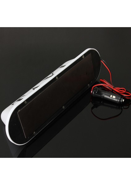 Beyaz Su Geçirmez Taksi Manyetik Taban Çatı Üst Araba Taksi LED Işaret Işığı Lambası 12V Pvc (Yurt Dışından) modelleri