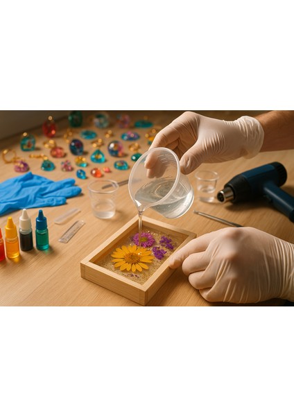 1500 Gram Wood Epoxy Smart / Ultra Şeffaf ve Parlak Epoksi Reçine Ince Döküm indirimleri