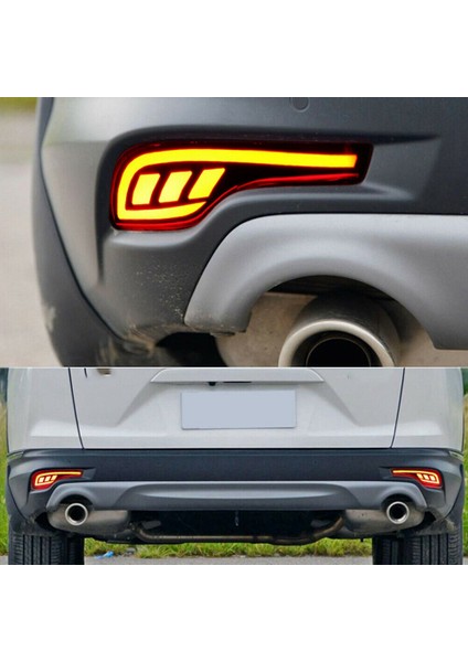 Honda Cr-V Crv Için 17-19 LED Arka Tampon Fren Kuyruğu Lambaları Sis Lambası Jsr Stili (Yurt Dışından) indirimleri