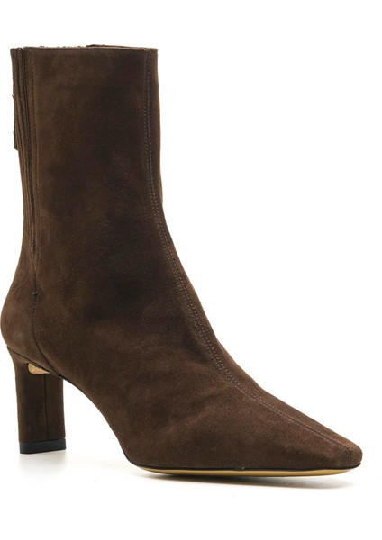 Vony Kahve Süet Kadın Topuklu Bot fiyatları