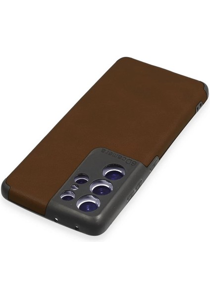 Samsung Galaxy S21 Ultra Kılıf Loop Deri Silikon - Kahverengi modelleri