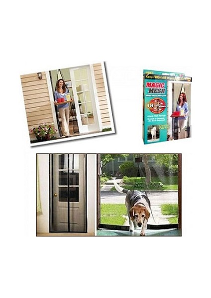 Siyah Mıknatıslı Kapı Sinekliği Tülü ( 90 x 210 Cm) fiyatları