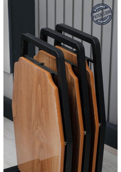 Milano Zigon Sehpa Katlanabilir Yan Sehpa fiyatları