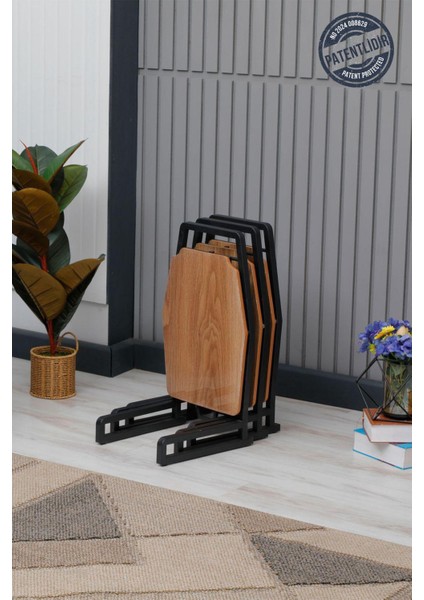 Milano Zigon Sehpa Katlanabilir Yan Sehpa indirimleri