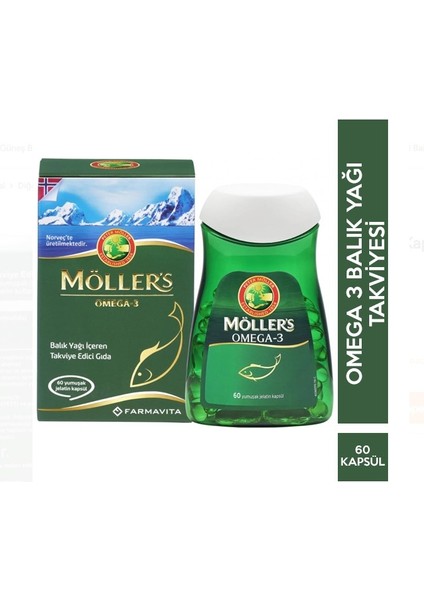 Omega 3 Balık Yağı 60 Kapsül