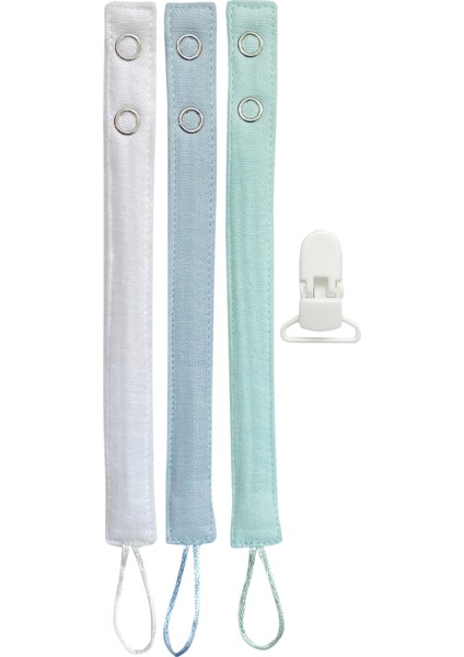 Pamuk Müslin Bebek Emzik Askısı Plastik Klips Kolay Açılır Emzik Tutacağı /emzik Zinciri fiyatları