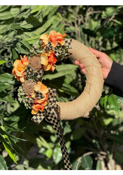 Yapay Çiçekli Kapı Süsü No:15