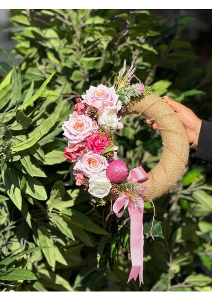 Yapay Çiçekli Kapı Süsü No:9