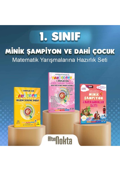 1. Sınıf Minik Şampiyon ve Dahi Çocuk Seti
