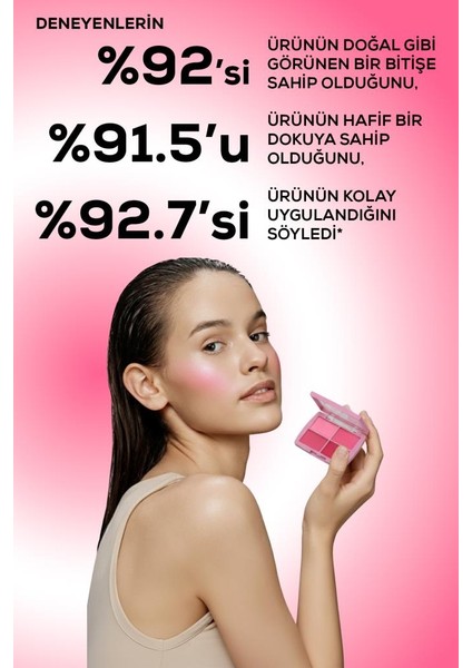 Lucky Model Doğal Bitişli 4’lü Allık Paleti No:2 modelleri