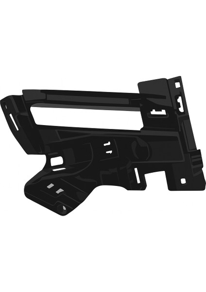 565807723 Ön Tampon Panjur Bağlantı Braketi Sol Kodiaq 2017 ve Üzeri Siyah