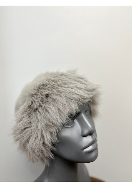 Gri Kadın Peluş Şapka – Yumuşak Görünümlü Bere fiyatları