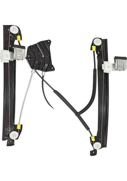 1P0837462A Kapı Cam Mekanizması Ön R Leon 06-13 Siyah