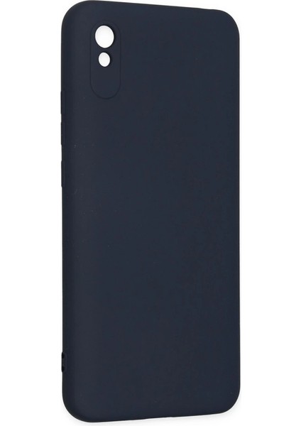 Xiaomi Redmi 9A Kılıf Nano Içi Kadife Silikon - Lacivert modelleri