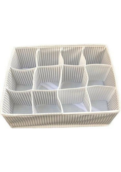 12 Bölmeli Pratik Bölmeli Çekmece Düzenleyici Organizer(Iç Çamaşırı Kravat Çorap Düzenleyici) modelleri