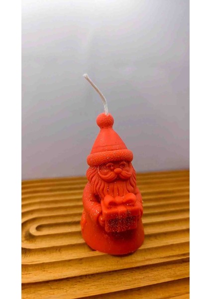 Noel Babalı Yılbaşı Mum