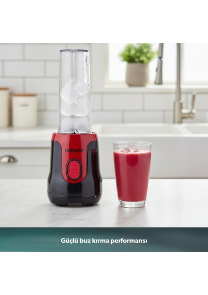 Mixfresh 7026H Kişisel Smoothie Blender Siyah Kırmızı modelleri