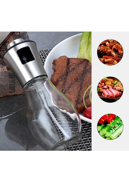 2 Li Yağ Limon Sos Sirke Zeytinyağı Spreyi Yağ Şişesi Yağdanlık fırsatları