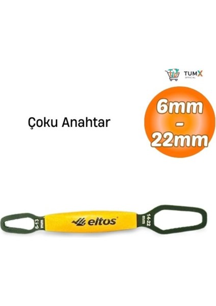 Çift Ağızlı Çoklu Tamir Anahtarı 6mm - 22MM