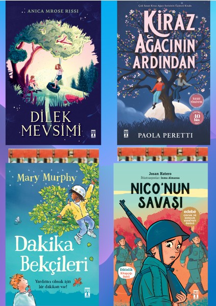 6.7.8. Sınıf- Dilek Mevsimi, Dakika Bekçileri, Niconun Savaşı, Kiraz Ağacının Ardından(4kitap)