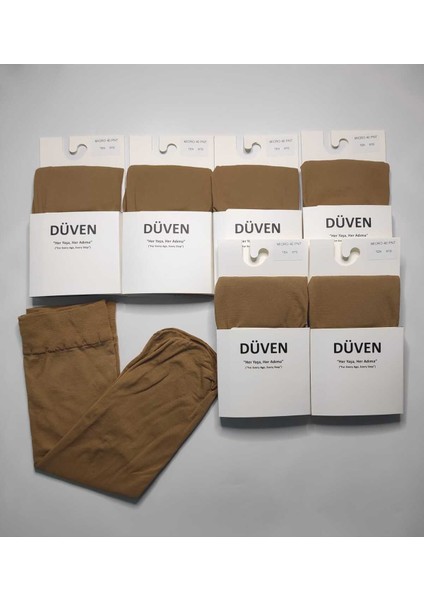 6 Çift Mat Dokulu 40 Den Orta Kalın Mus Ten Dizaltı Pantolon Çorap modelleri