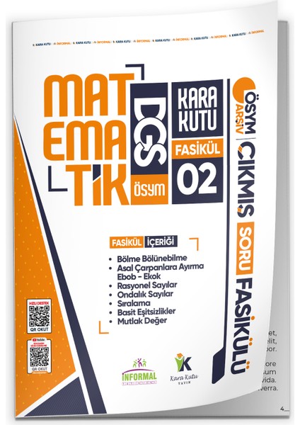 2026 DGS Matematik Kara Kutu 2.Fasikül ÖSYM Çıkmış Soru BÖLME BÖLÜNEBİLME MUTLAK DEĞER Modüler Set