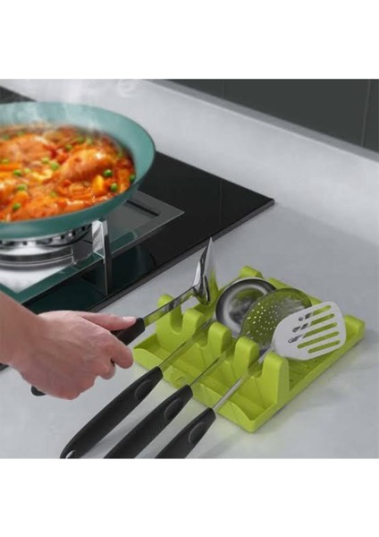 Çok Amaçlı Kaşık Altlığı Kepçe Altlığı Kapak Tutucu fırsatları