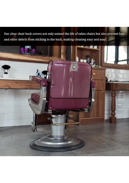 2 Paket Salon Sandalye Kapağı Koruyucular Temiz Kare Kuaförlük Sandalye Arka Kapakları Çoğu Standart Sandalyeye Uygun (Yurt Dışından) fırsatları