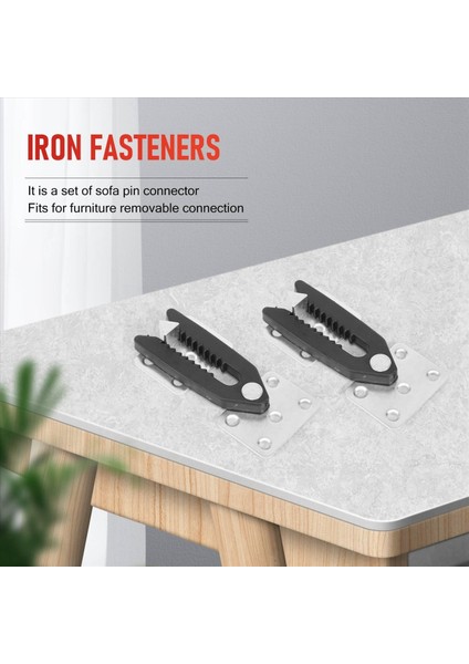 2 Adet Kanepe Kanepe Kesit Mobilya Konnektörü Snap Timsah Stili (Yurt Dışından) fırsatları