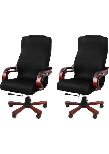 2x Ofis Sandalye Kapak Bilgisayar Sandalye Patron Sandalye Kapak Modern Sadizm Stili Yüksek Beden Büyük Boyutta (Sandalye Dahil) (Yurt Dışından)