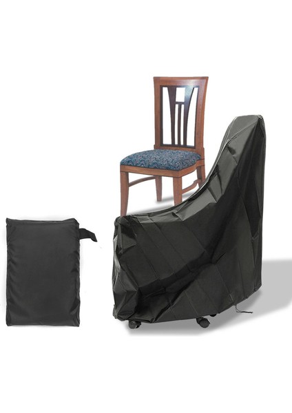 2x Su Geçirmez Sandalye Kapağı Açık Yüksek Sırt Veranda Istifleme Mobilya Koruması (Yurt Dışından) fiyatları