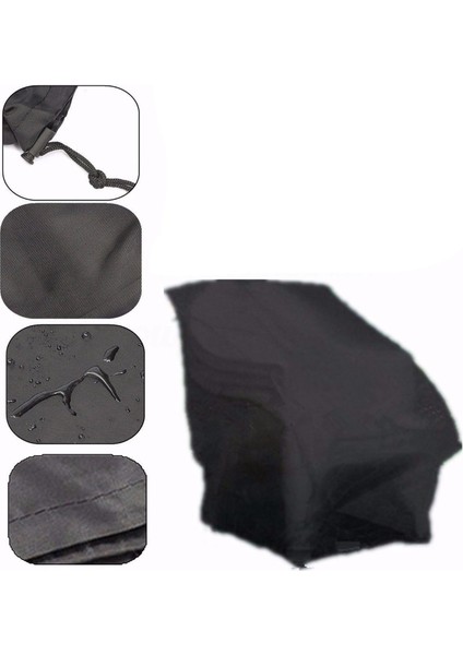 2x Su Geçirmez Sandalye Kapağı Açık Yüksek Sırt Veranda Istifleme Mobilya Koruması (Yurt Dışından) modelleri