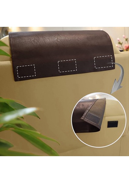 Slip Olmayan Deri Başlık Koruyucusu Recliner Sandalye Için (Yurt Dışından) modelleri