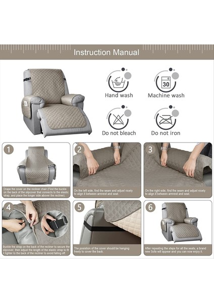 Su Geçirmez Kanepe Kapak Giyim Karşıtı Koltuklu Kanepe Çocuk Kanepe Mat Oturma Odası Mobilya Koruyucu Kapaklar Siyah (Yurt Dışından) indirimleri