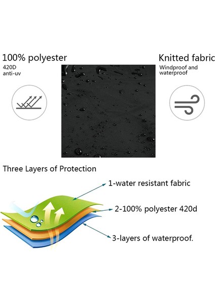 1 Paket Açık Güneş Şezlong Kapağı Su Geçirmez Bahçe Hasır Sandalye Şezlong Teras Mobilya Koruma Katmanı (Yurt Dışından) indirimleri