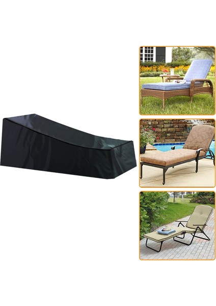 Lounge Sandalyesi Su Geçirmez Açık Bahçe Anti-Uv 210D Malzeme Mobilya Şezlong Kapağı 78 7x 26 7 x 27 5inch (Yurt Dışından) fırsatları