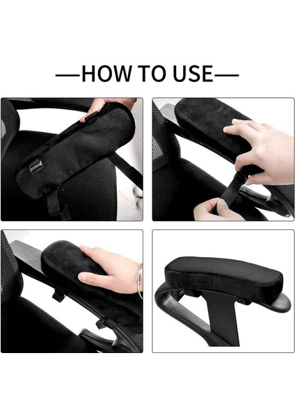 2pcs Sandalye Kolçak Pedleri Ultra Yumuşak Bellek Köpüğü Dirsek Yastığı Destekleri Dirsek Kabartması Için Ev Veya Ofis Sandalyesi Için Evrensel Uyum (Yurt Dışından) fırsatları