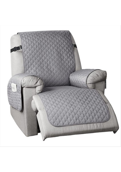 Su Geçirmez Kanepe Kapak Anti-Gıda Koltuklu Kanepe Çocuk Kanepe Mat Oturma Odası Mobilya Koruyucu Kapaklar Açık Gri (Yurt Dışından)