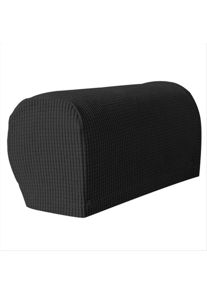 2pcs Yumuşak Streç Peluş Peluş Koltukları Sandalyeler/kanepeler Için Streç Kol Dayama Kapakları Kanepe Kolu Kapakları Siyah (Yurt Dışından)